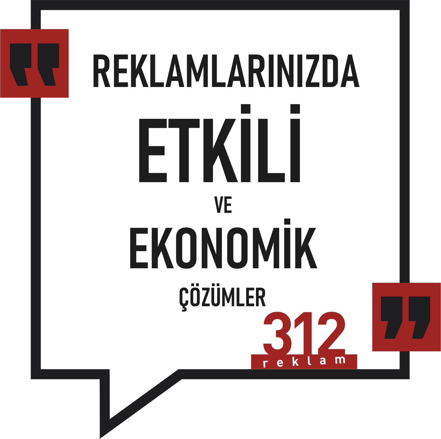 312 Reklam ankara totem tabela